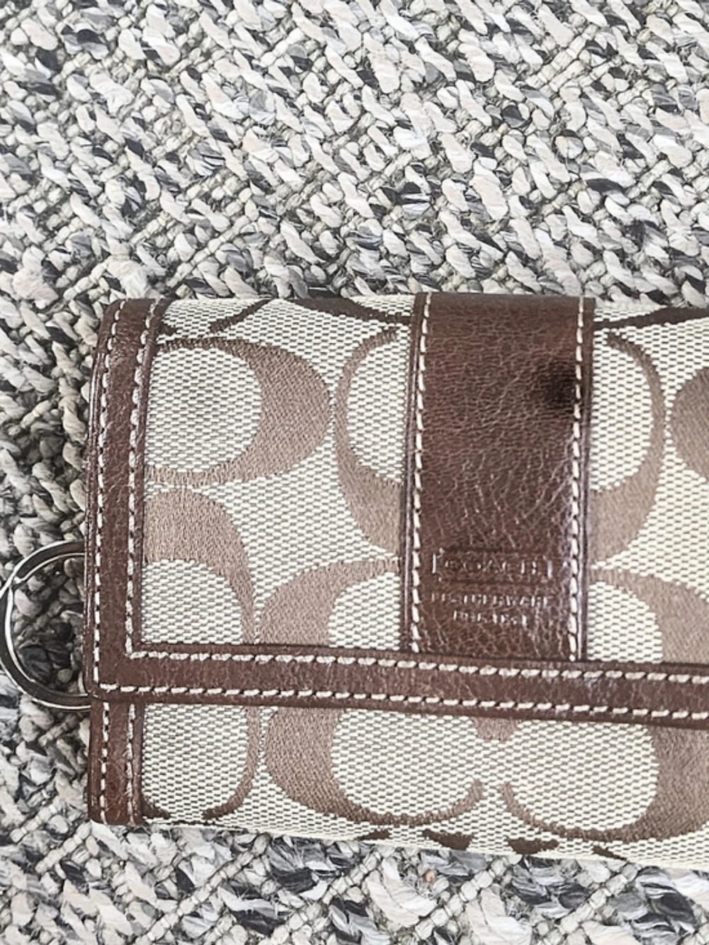 Coach Brown & Tan Wallet